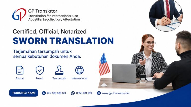 Sworn Translator Surabaya | GP Translator