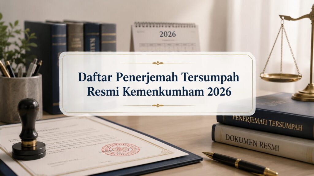 Daftar Penerjemah Tersumpah Resmi Kemenkumham
