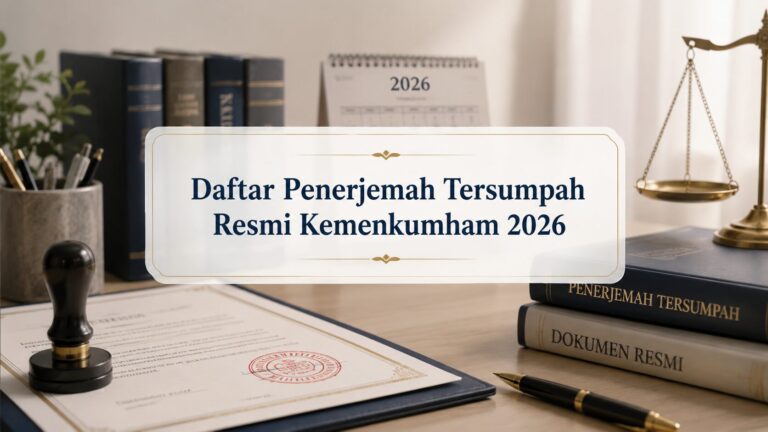 Daftar Penerjemah Tersumpah Resmi Kemenkumham