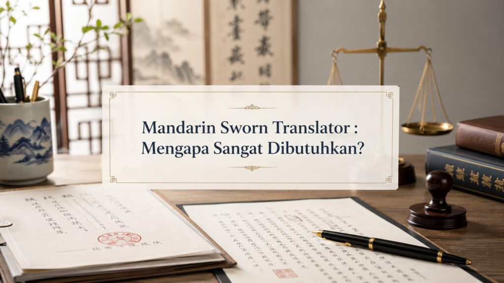 Mandarin Sworn Translator: Mengapa Sangat Dibutuhkan?