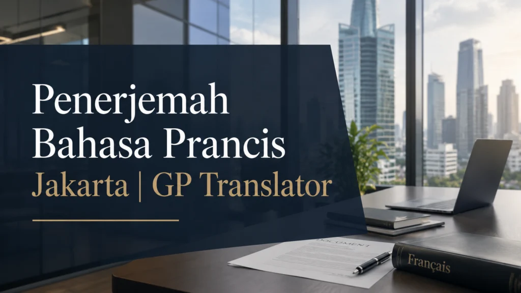 Penerjemah Bahasa Prancis Jakarta | GP Translator